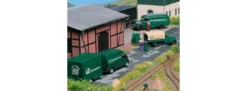 BUSCH 52363 Framo V901/2 Pritsche mit Plane Ährenbräu | Modellauto 1:87