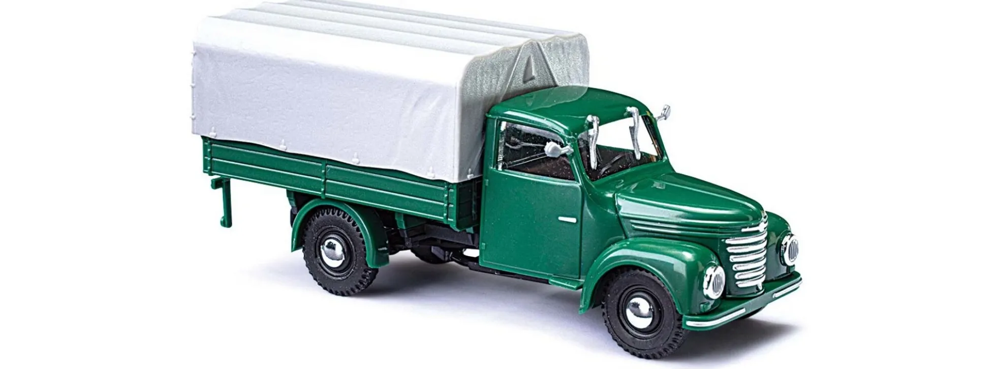 BUSCH 52350 Framo V901/2 Pritsche und Plane grün Automodell 1:87