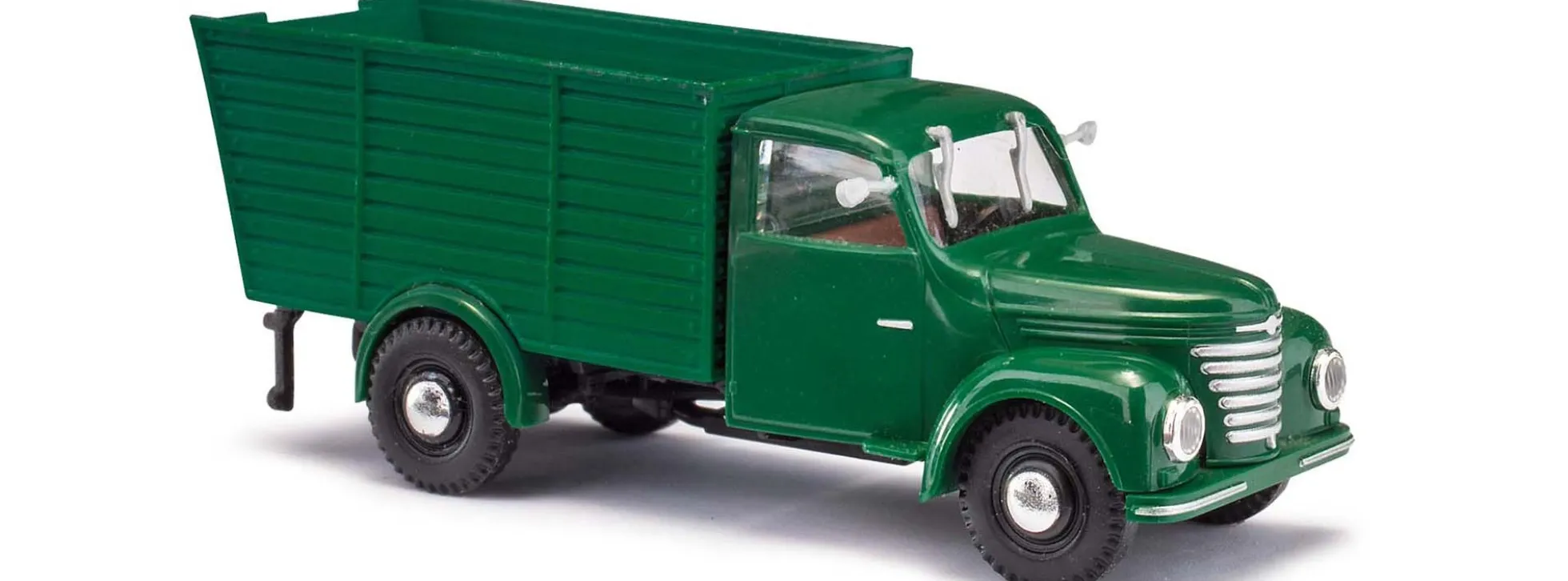 BUSCH 52099 Framo V901/2 Tiertransporter grün | LKW-Modell 1:87