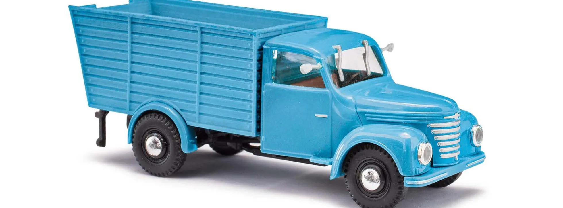 BUSCH 52098 Framo V901/2 Tiertransporter blau | LKW-Modell 1:87