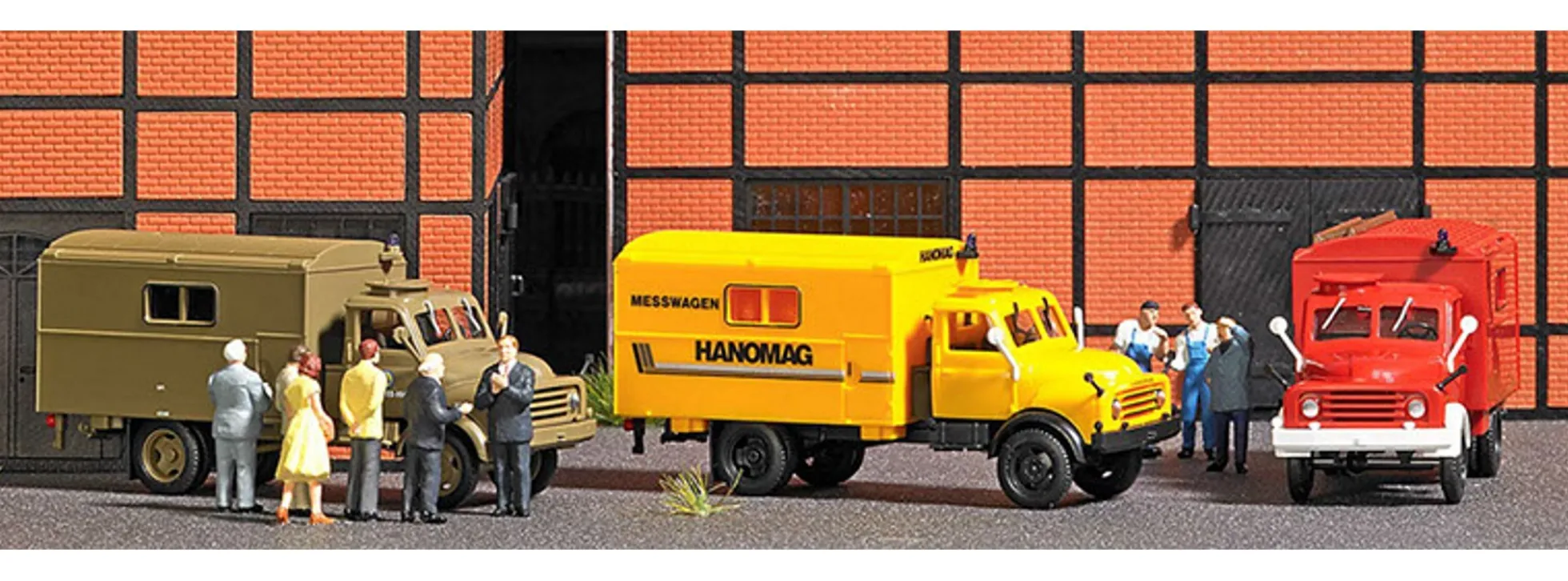 BUSCH 50802 Hanomag AL28 MKW Messwagen LKW-Modell 1:87