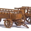 BUSCH 1385 2 Heuwagen 2 Stück LaserCut Bausatz H0