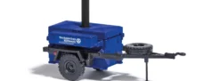 BUSCH 53606 HL10.00 Anhänger THW Dippoldiswalde | Blaulichtmodell-Anhänger 1:87