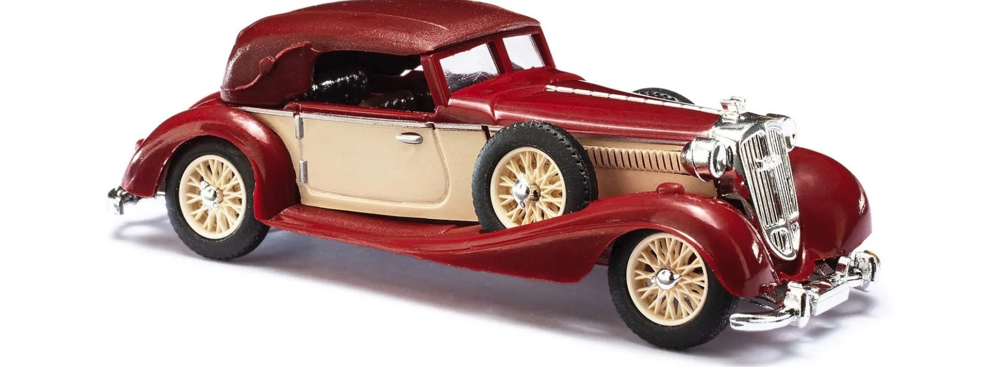 BUSCH 41320 Horch 853 Cabrio geschlossen rot Automodell 1:87