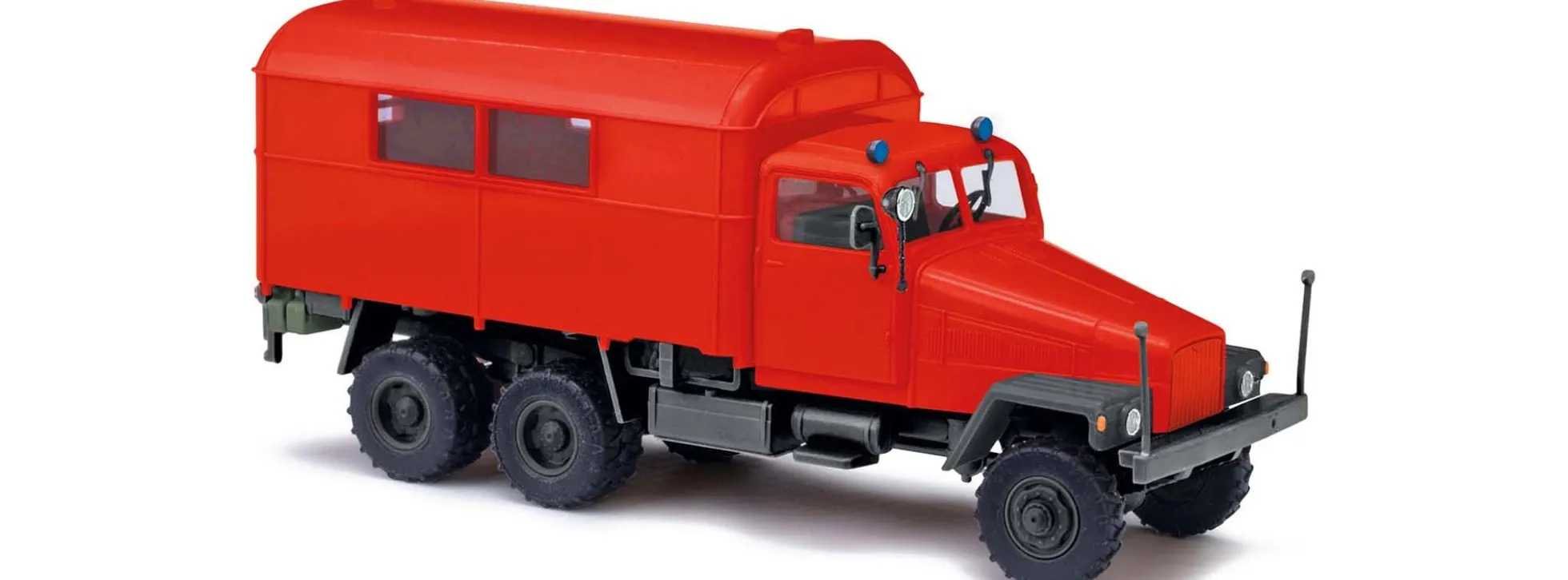 BUSCH 51576 IFA G5 Koffer Werkstattwagen | Blaulichtmodell 1:87