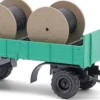 BUSCH 53329 IFA HL 80 Anhänger mit 2 Kabeltrommeln | Landwirtschaftsmodell 1:87