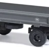 BUSCH 53019 IFA HW 60 Anhänger Hochdruckbereifung DR grau 1987 | Anhängermodell 1:87