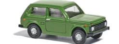BUSCH 87100 Lada Niva grasgrün | Modellauto 1:120
