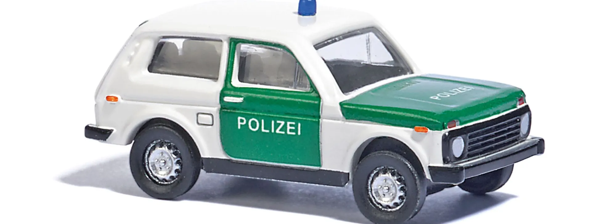 BUSCH 87110 Lada Niva 4x4 Polizei | Blaulichtmodell 1:120