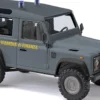 BUSCH 54314 Land Rover Defender 90 Guardia di Finanza 1983 | Blaulichtmodell 1:87