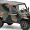 BUSCH 54355 Land Rover Defender 90 Kastenaufbau camouflage Militärmodell 1:87