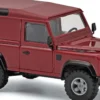 BUSCH 54357 Land Rover Defender 90 Kastenwagen 1983 dunkelrot Automodell 1:87