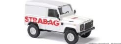 BUSCH 54353 Land Rover Defender 90 Kasten Strabag 1983 | Modellauto 1:87