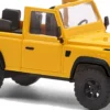 BUSCH 54392 Land Rover Defender 90 offen - gelb | Modellbauto 1:87