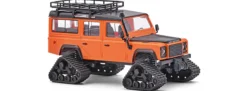 BUSCH 50332 Land Rover Defender Raupe orange | Modellauto 1:87