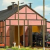 BUSCH 8820 Lokschuppen dreiständig LaserCut Bausatz Spur TT