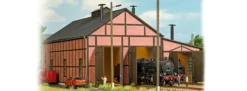 BUSCH 8820 Lokschuppen dreiständig LaserCut Bausatz Spur TT
