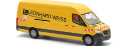 BUSCH 52641 MB Sprinter Kastenwagen Leonhard Weiss | Modellauto 1:87