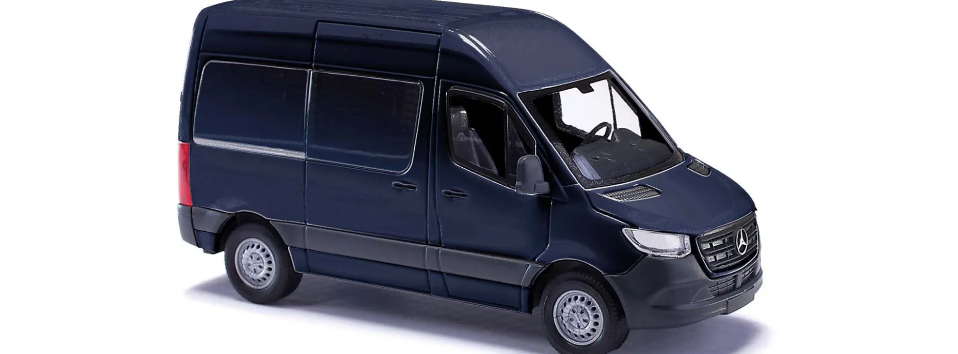 BUSCH 54001 MB Sprinter kurz Kastenwagen Blau | Modellauto 1:87