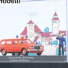 BUSCH 46804 MB W123 T-Modell Feuerwehr Nürnberg | Limited Edition | Blaulichtmodell 1:87