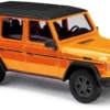 BUSCH 51464 Mercedes-Benz G-klasse 2008 orange schwarz Automodell 1:87