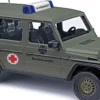 BUSCH 51441 Mercedes-Benz G-Klasse W460 Bundeswehr Rotes Kreuz Militärmodell Spur H0