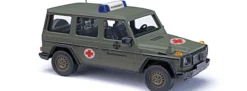 BUSCH 51441 Mercedes-Benz G-Klasse W460 Bundeswehr Rotes Kreuz Militärmodell Spur H0
