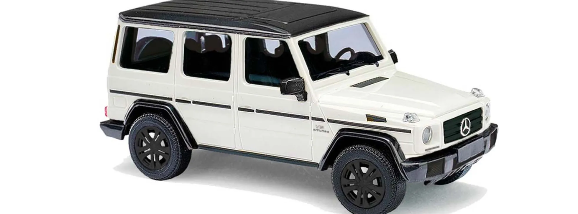 BUSCH 51476 Mercedes-Benz G-Klasse weiß | Modellauto 1:87