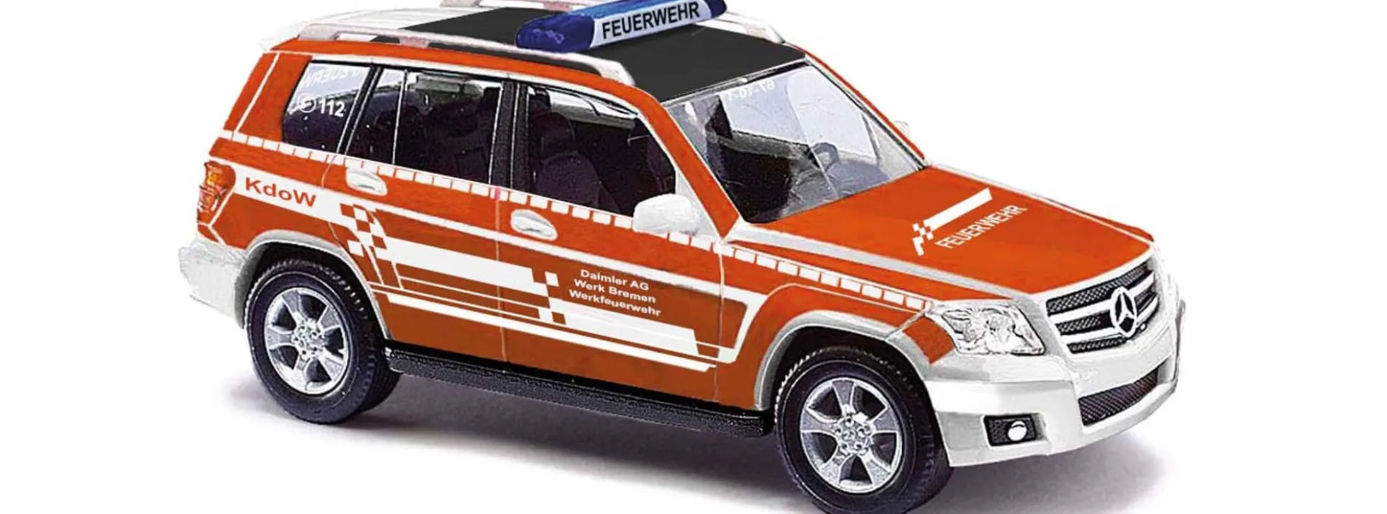 BUSCH 49772 Mercedes-Benz GLK-Klasse | Blaulichtmodell 1:87