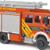 BUSCH 43817 Mercedes-Benz MK 94 1224 Feuerwehr Metzingen | Blaulichtmodell 1:87