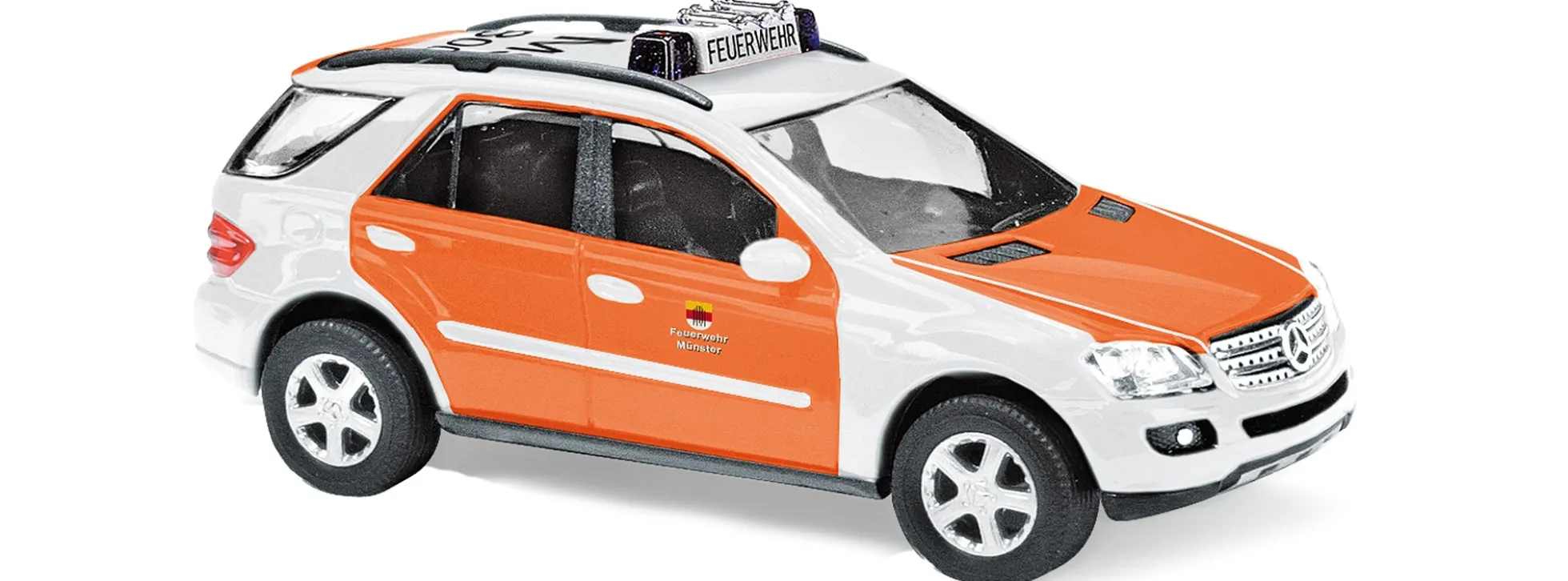 BUSCH 49823 Mercedes-Benz M-Klasse W164 Feuerwehr Münster Blaulichtmodell 1:87