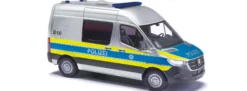 BUSCH 54059 Mercedes-Benz Sprinter Halbbus kurz Polizei München Blaulichtmodell 1:87