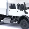 BUSCH 51081 Mercedes-Benz Unimog U 5023 Doppelkabine weiß 2013 | LKW-Modell 1:87