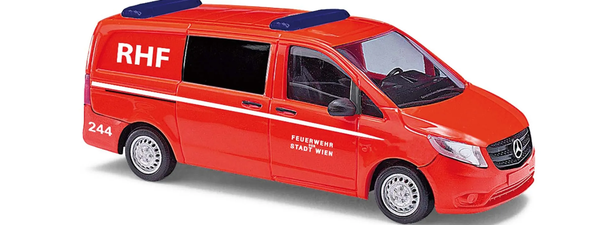 BUSCH 51178 Mercedes-Benz Vito Feuerwehr Stadt Wien 2014 | Blaulichtmodell 1:87