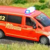 BUSCH 5594 Mercedes-Benz Vito mit Blinkelektronik Feuerwehr Blaulichtmodell 1:87