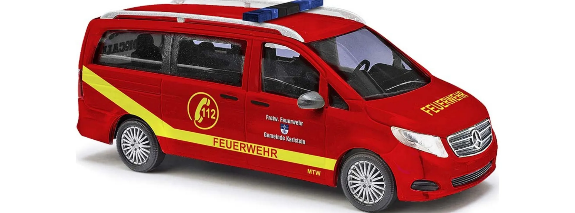 BUSCH 51169 Mercedes-Benz V-Klasse FW Karlstein | Blaulichtmodell 1:87