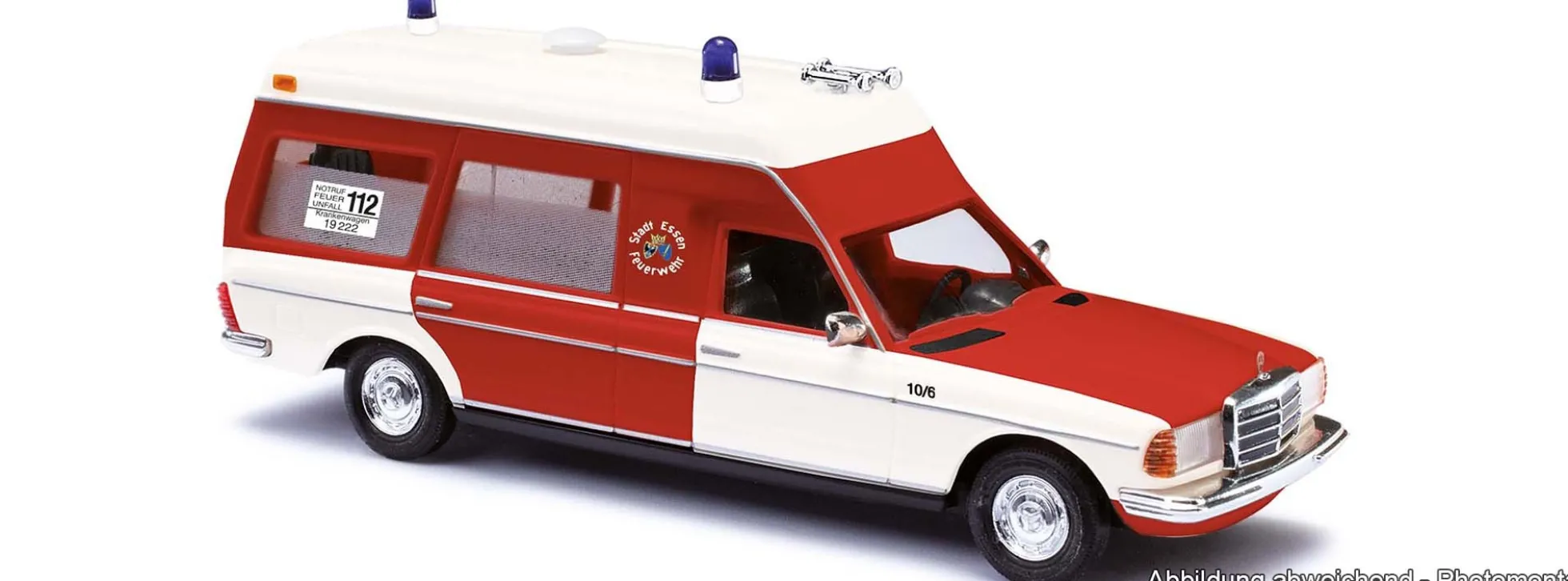 BUSCH 52219 Mercedes VF 123 Miesen FW Essen | Blaulichtmodell 1:87