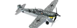 BUSCH 25022 Messerschmitt Bf 109 Schwarze Vier | Flugzeugmodell 1/87