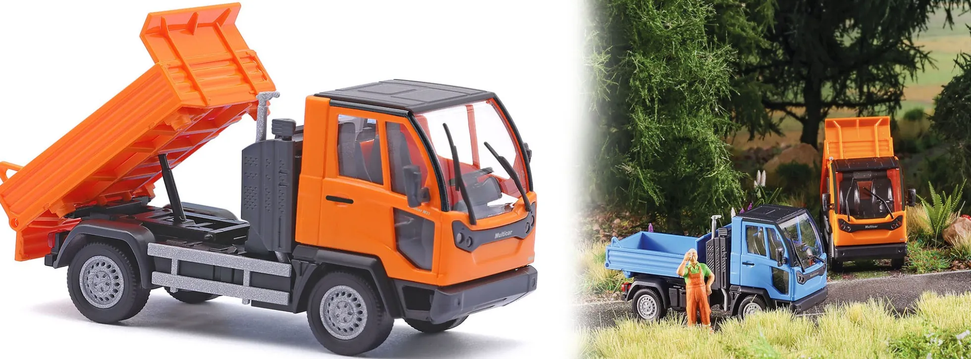 BUSCH 54700 Multicar M31 2017 kommunalorange Automodell 1:87