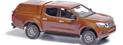 BUSCH 53706 Nissan Navara mit Hardtop braun Automodell 1:87