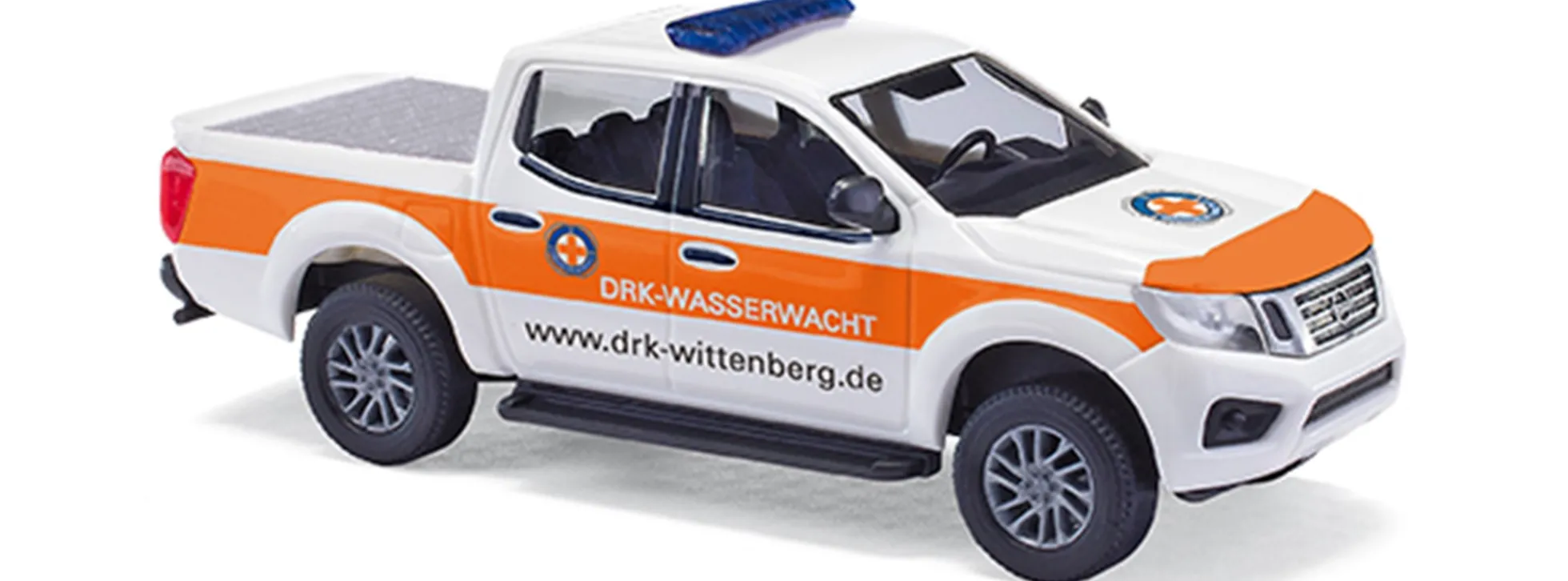 BUSCH 53732 Nissan Navara Wasserwacht Wittenberg | Blaulichtmodell 1:87