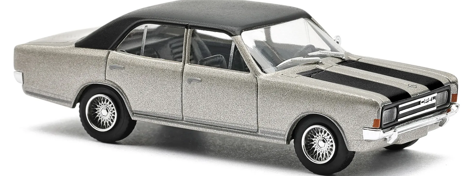 BUSCH 42019 Opel Rekord C Silber | Modellauto 1:87