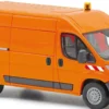 BUSCH 54613 Peugeot Boxer Transporter 2014 kommunalorange Automodell 1:87