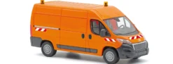 BUSCH 54613 Peugeot Boxer Transporter 2014 kommunalorange Automodell 1:87
