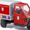 BUSCH 48449 Piaggio Ape 50 Werkfeuerwehr Chempark | Blaulichtmodell 1:87