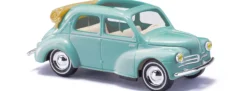 BUSCH 46570 Renault 4CV Cabrio grün | Modellauto 1:87