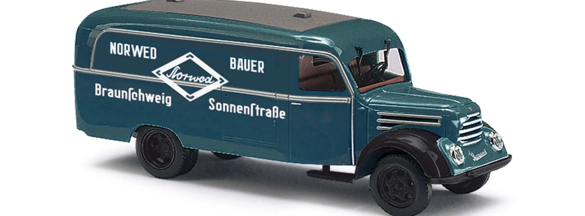 BUSCH 51814 Robur Garant K30 Norwed Bauer Braunschweig Automodell 1:87