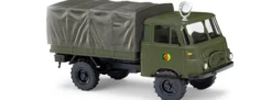 BUSCH 51609 Robur LO1800 A Pritsche Plane NVA Grenztruppe Militärmodell 1:87