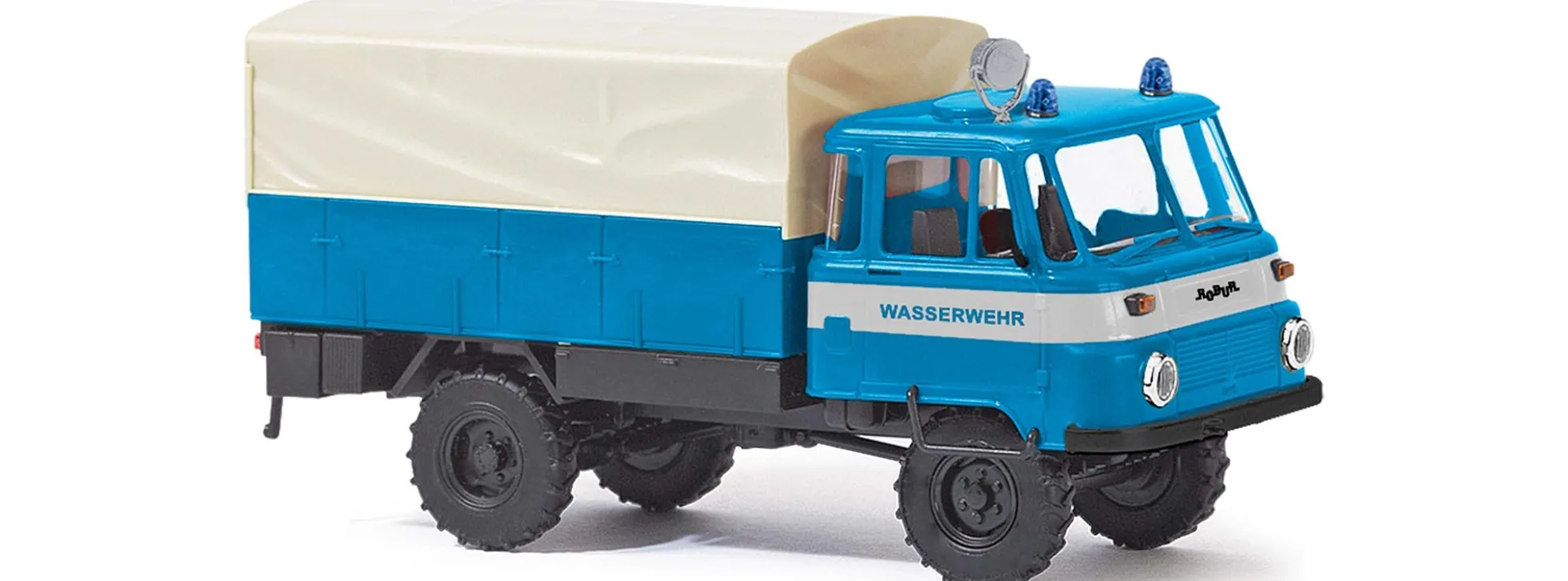 BUSCH 50252 Robur LO 2002 A Wasserwehr 1983 | Blaulichtmodell 1:87