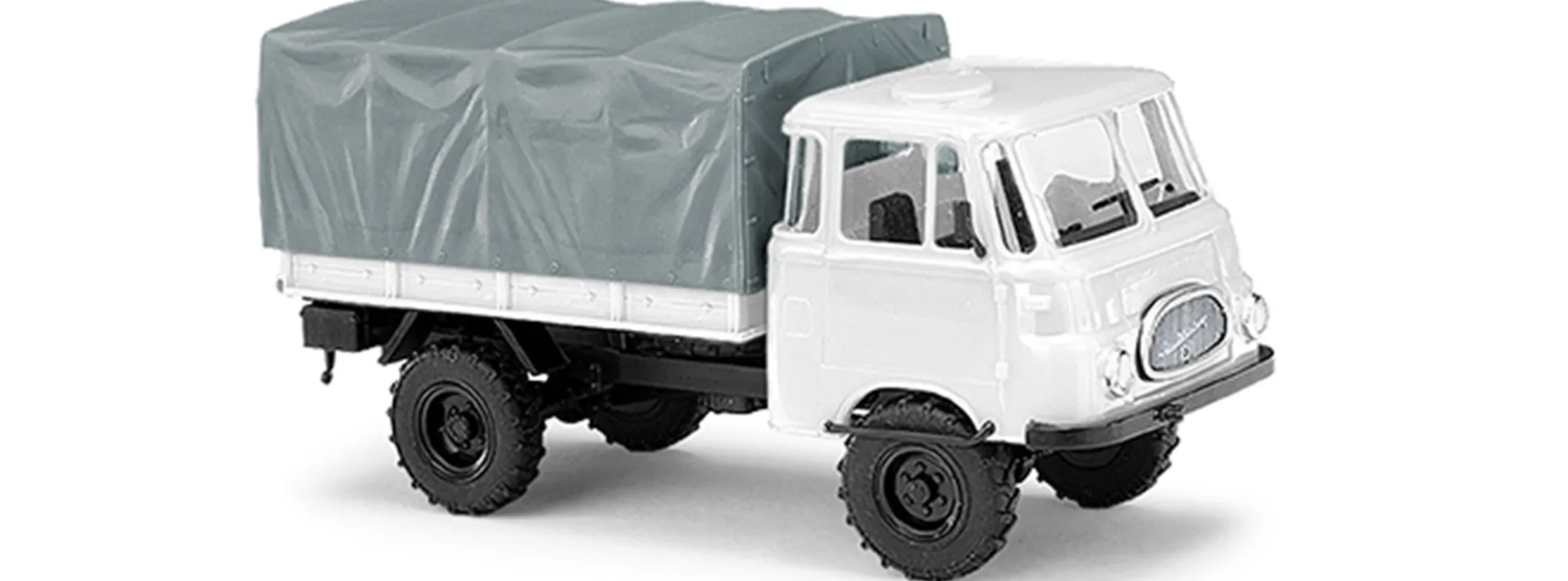 BUSCH 60259 Robur 1800 tiefe Pritsche | LKW-Modell Bausatz 1:87